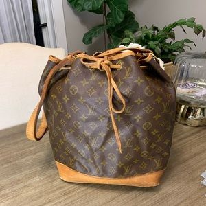 Authentic Louis Vuitton Noe Bucket Bag in Mono
